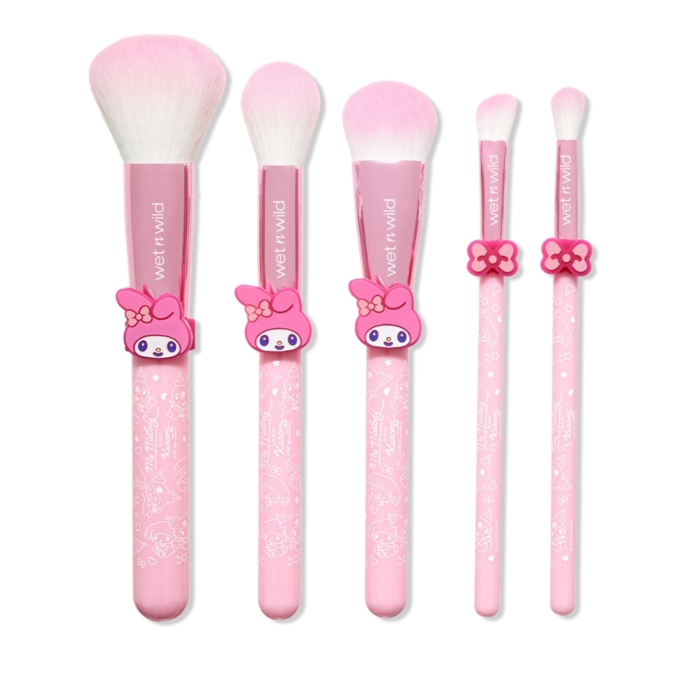 Wet n Wild Limited Edition 5-Piece Makeup Brush Set My Melody x Kuromi 🆕